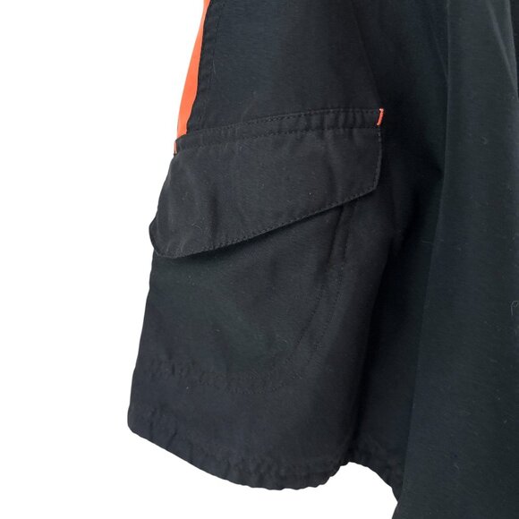 Nike Men's Black Orange Swim Trunks Size XXL Drawstring Board Shorts Pockets - Picture 7 of 9